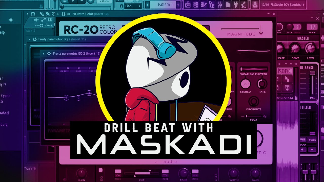 I MADE A DRILL BEAT WITH MASKADI SONG | COOK UPS - Episode 1