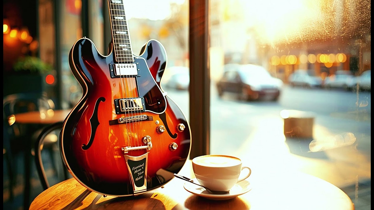 Relaxing Slow Jazz Guitar Café Vibes