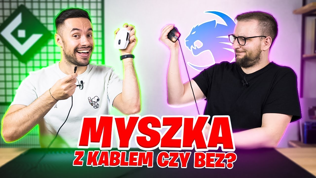 Wolisz z kablem czy bez? NOWE MYSZKI od Roccat