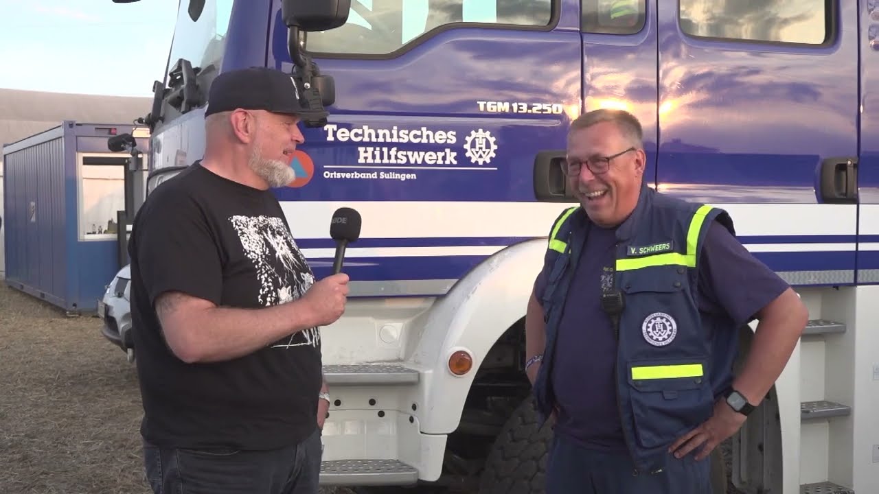 Feuerwehr und THW auf dem Reload-Festival