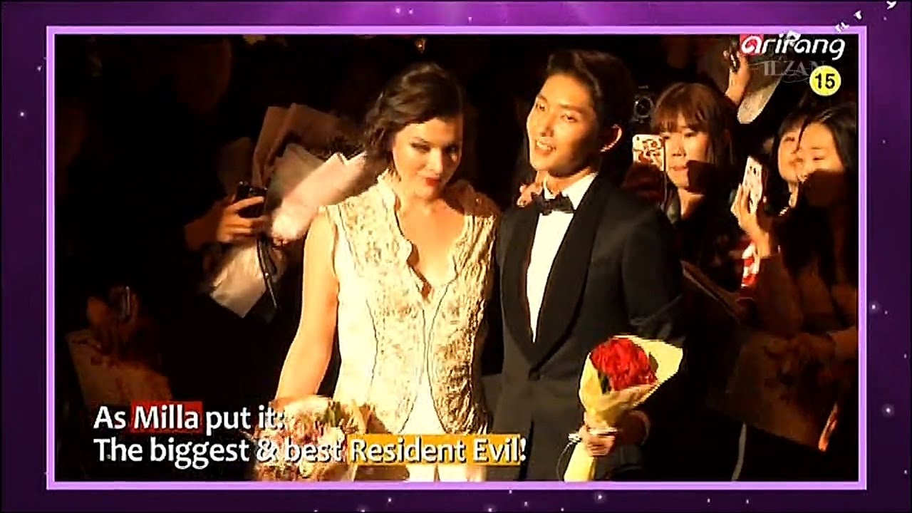 20170119 [Showbiz Korea] 'Resident Evil 6' Red Carpet in Korea | Mila Jovovich Lee Joongi 이준기 イ・ジュンギ