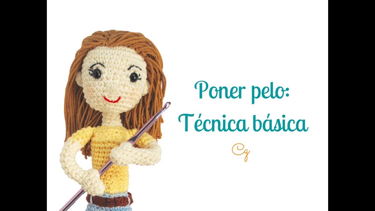 Cómo poner pelo a tus amigurumis: técnica básica (mediante bucles)
