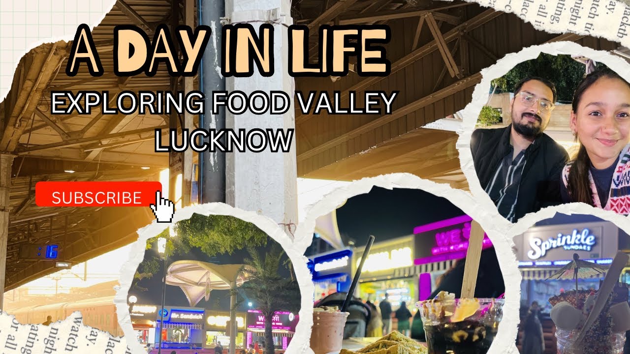 Best Street Food in Gomti Nagar? | Food Valley Lucknow Vlog ❤️🍱 