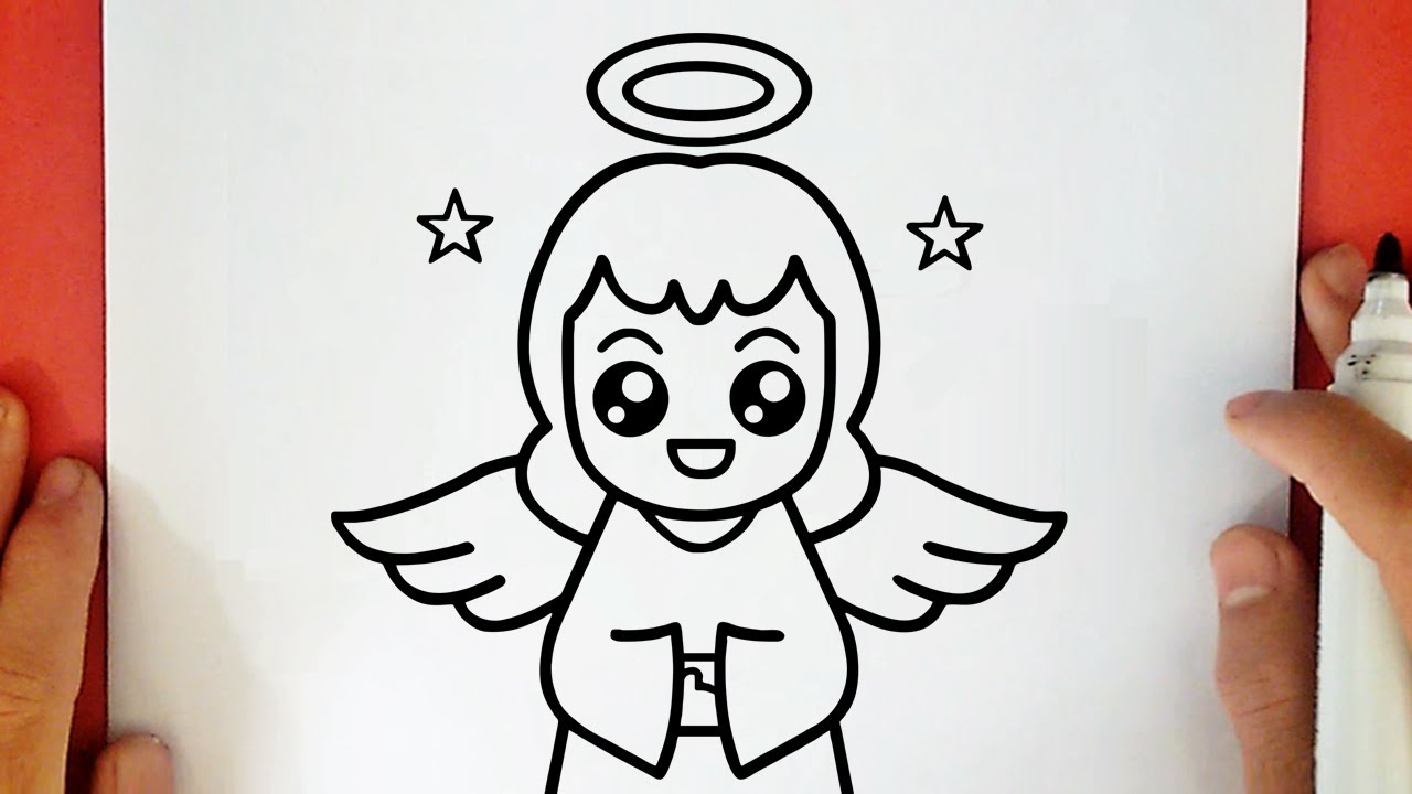 COMO DESENHAR UM ANJO KAWAII