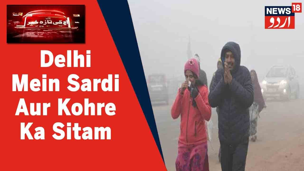Delhi Samet Shumali Hind Mein Sard Hawao Aur Kohre Ke Sabab Mamulat e Zindagi Mutassir | News18 Urdu