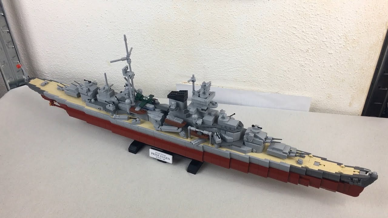 Schwerer Kreuzer Prinz Eugen von BlueBrixx - Kein Lego Schiff