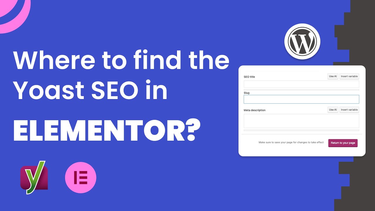 How To Add Yoast SEO Meta Tags in Elementor Fast