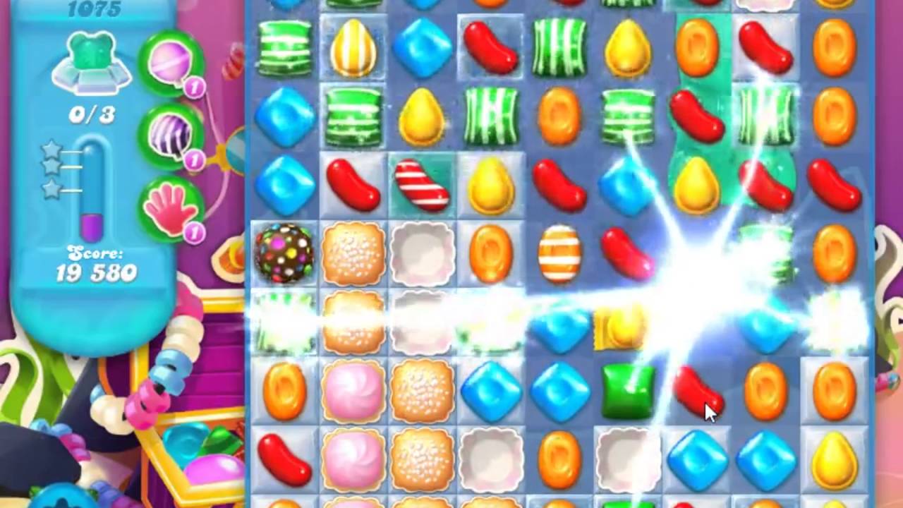 Candy Crush Soda Saga Level 1075 - NO BOOSTERS