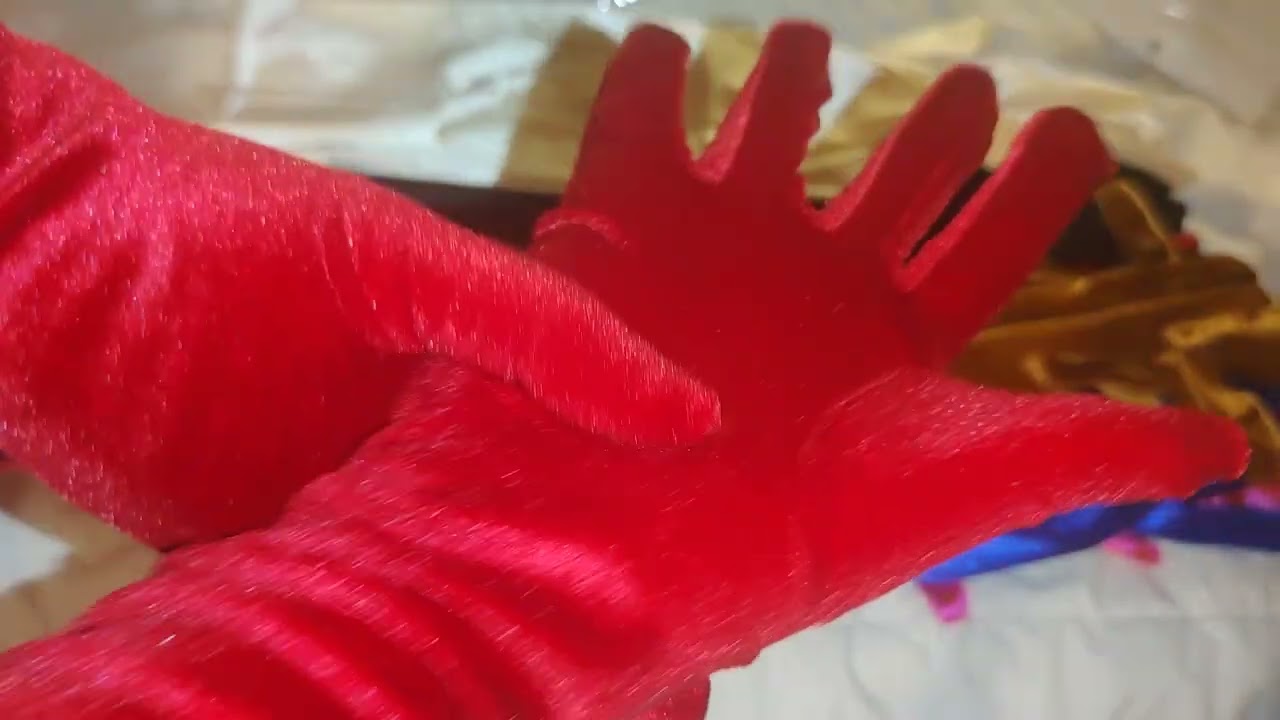 Satin gloves 5