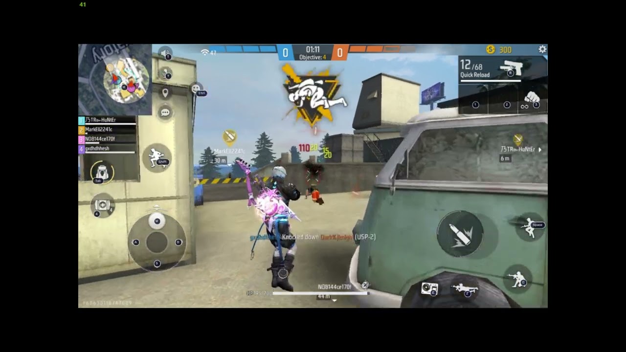 Free fire lone wolf and clash squad gameplay