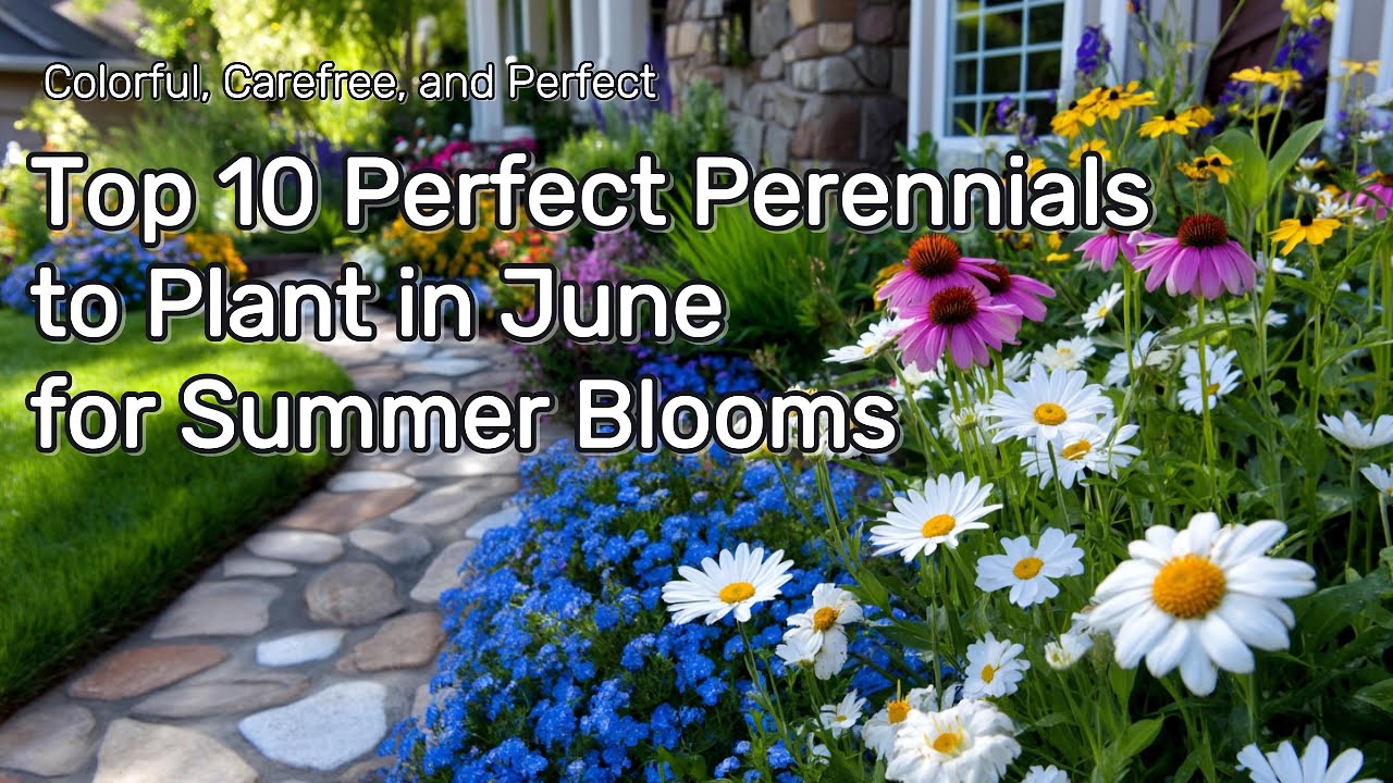 🌼Top 10 Perfect Perennials to Plant in June for Summer Blooms &mdash; Your Garden Will Thank You!