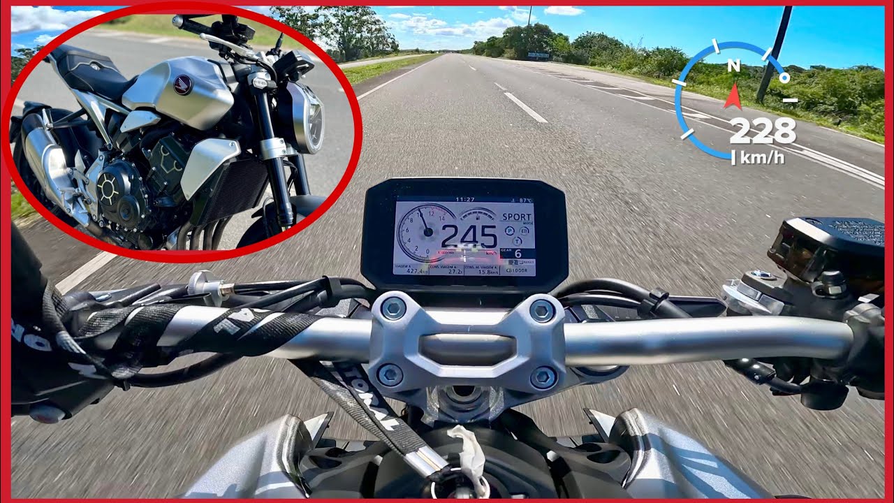 MEU TOP SPEED NOVA HONDA CB 1000R NEO SPORTS CAFÉ 2023/MOTOR EXTREMAMENTE ELÁSTICO E FORTE