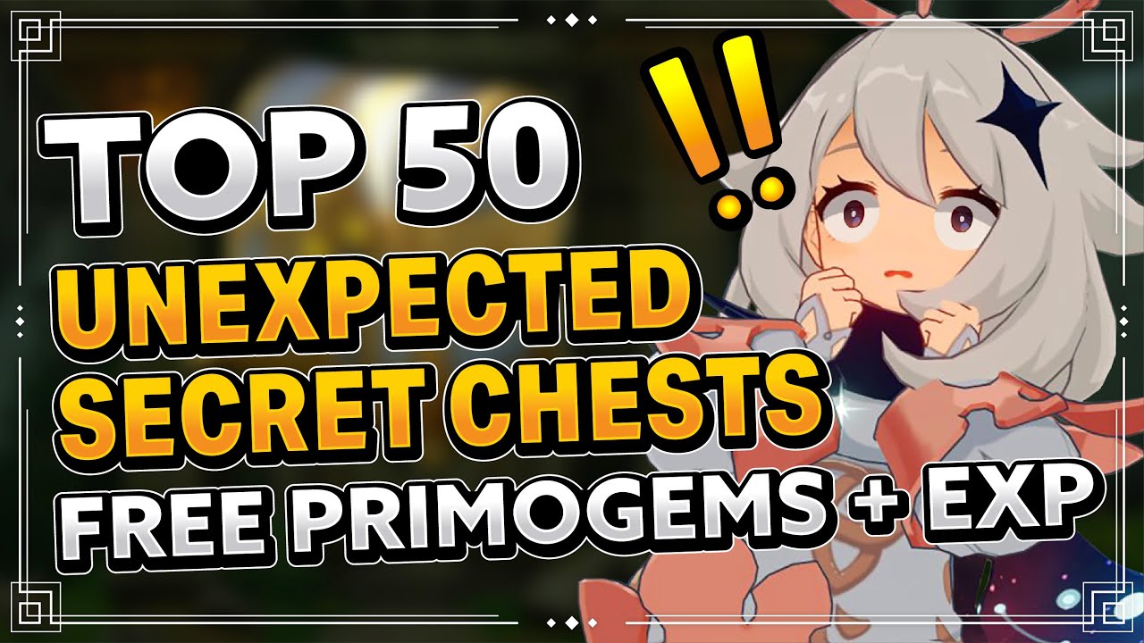 Genshin Impact Most Unexpected Secret Chests! Free Primogems EXP and Artifacts!