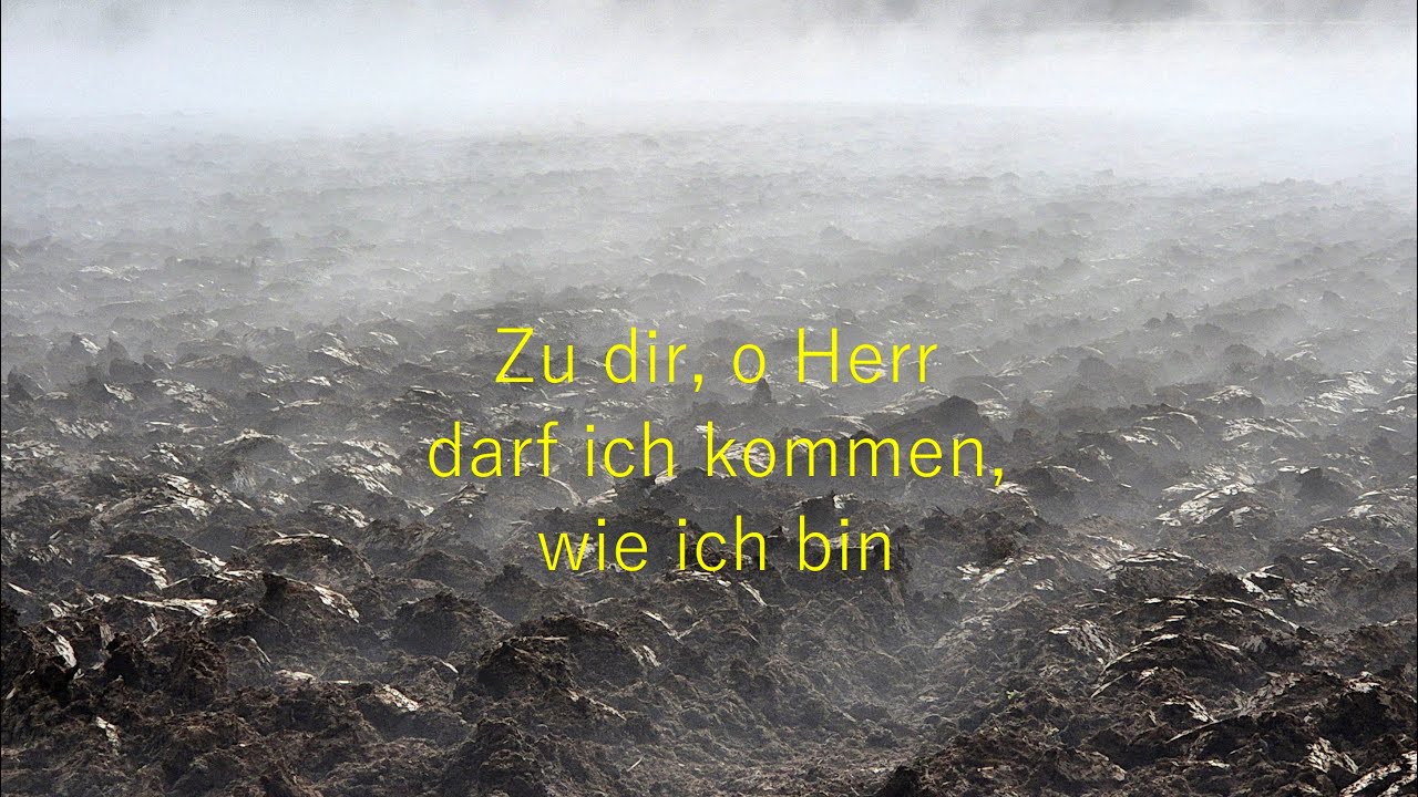 Zu dir,o Herr,darf ich kommen, wie ich bin