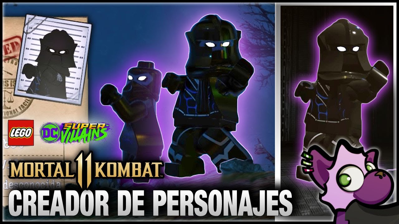 LEGO DC Súper Villanos | NOOB SAIBOT (MORTAL KOMBAT) - Creando un Personaje