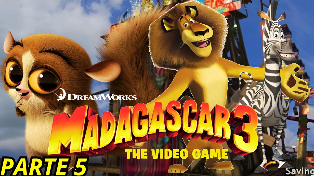 MADAGASCAR 3 PARTE 5 O CIRCO NA TORRE EIFFEL A CHEGADA EM LONDRES