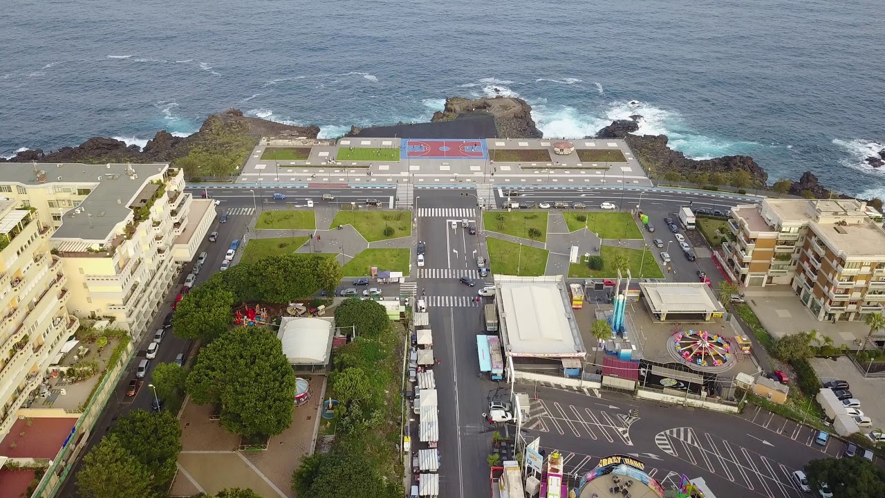 lungomare catania col drone