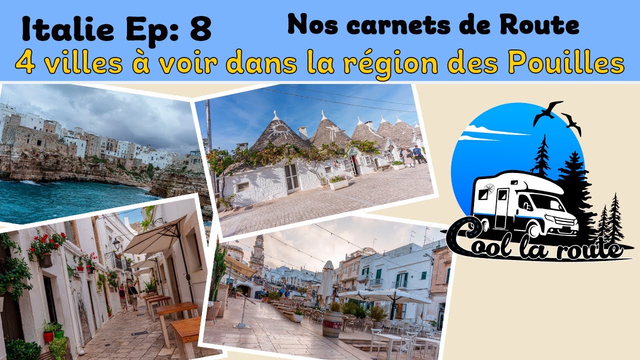 Italie - 4 villes à découvrir dans la région des Pouilles - Ep: 8