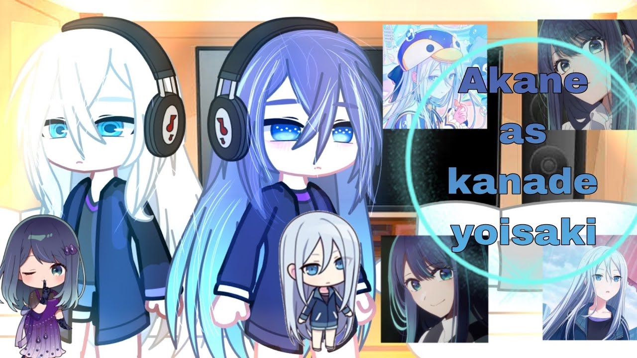oshi no ko react to akane as kanade yoisaki💙⭐/oshi no ko react to/enjoy 💗
