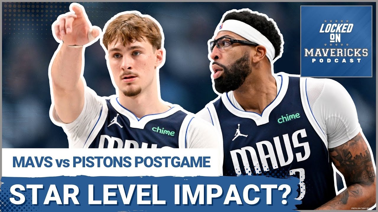 Cooper Flagg PROVES He's Special in the Clutch, Anthony Davis' Impact in Mavericks Win vs Pistons
