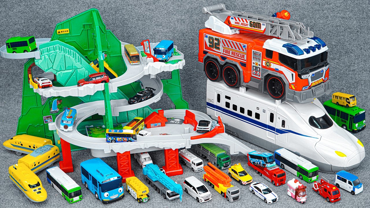 ぐるっと変形! トミカ 警察署＆変形パトカー バリエーションコレクションTomica Police Station Collection ASMR Satisfying with Unboxing