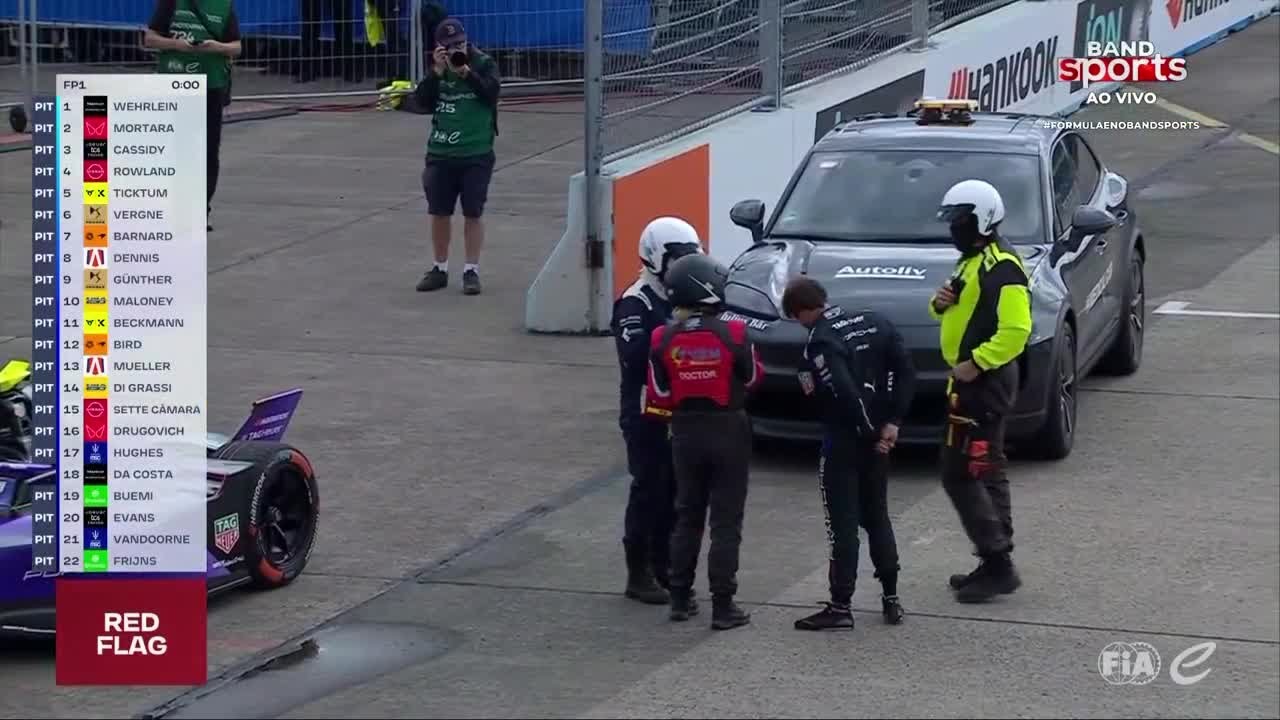 BATEU DE PROPÓSITO: WEHRLEIN BATE NO COMPANHEIRO ANTÓNIO FELIX DA COSTA DURANTE TREINO