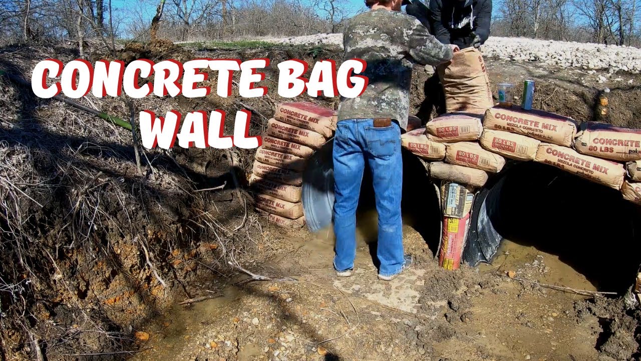Concrete Bag Wall