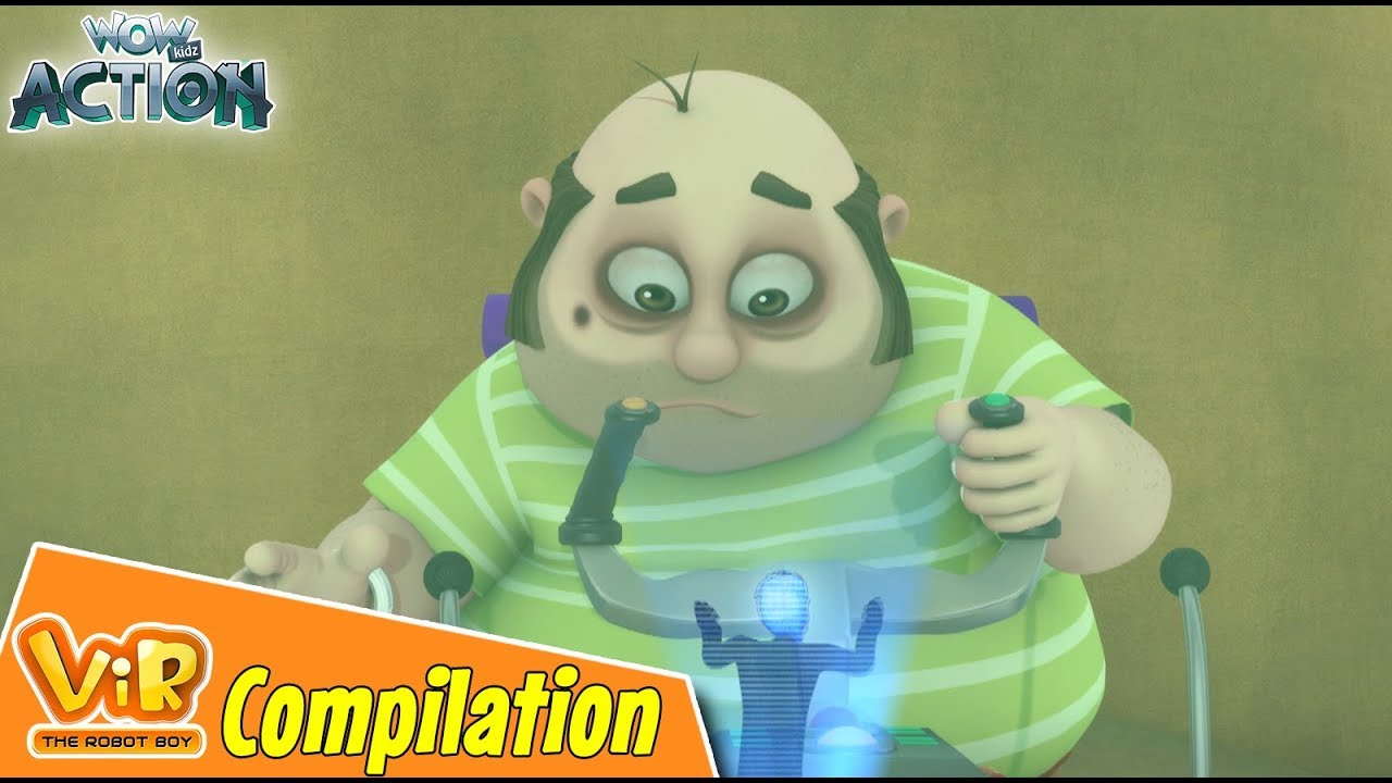 Vir The Robot Boy | Non Stop Action | Cartoon For Kids | Compilation 47