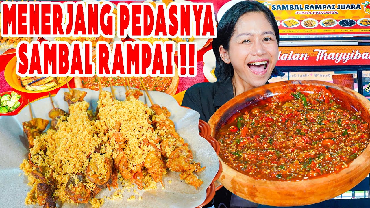 SAMBAL RAMPAI ASLI COK!! TENGGOROKAN AUTO PANAS!! 