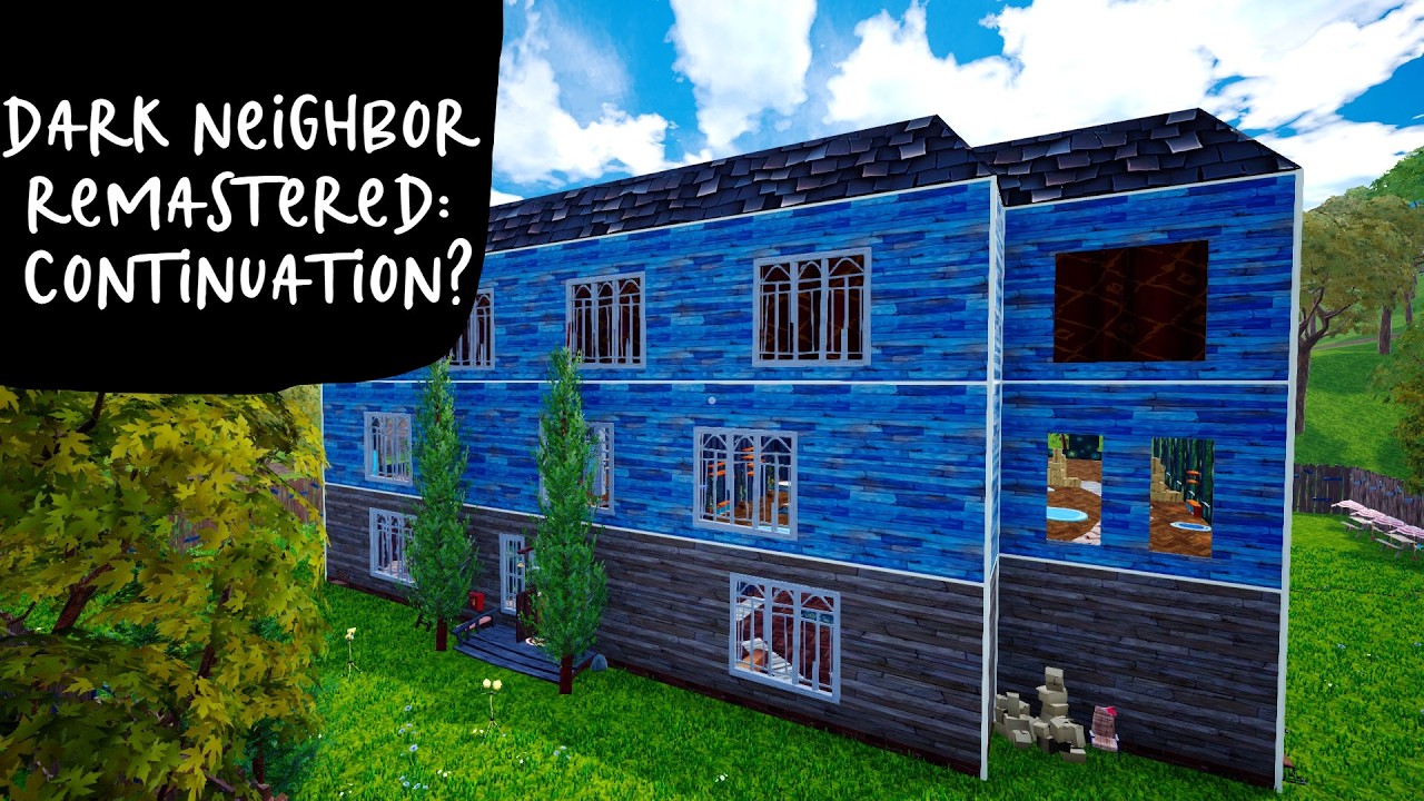 Dark Neighbor Remastered: CONTINUATION? (part 2) - Hello Neighbor mod kit