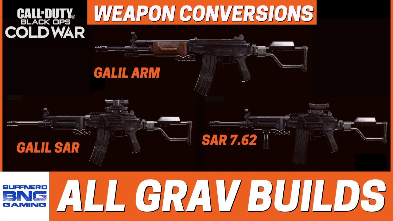 All GRAV Builds - Call Of Duty Black Ops Cold War