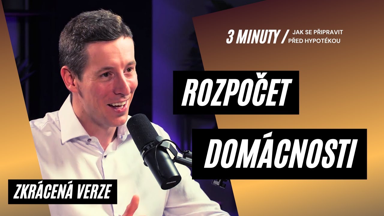 Jak správně vést rozpočet domácnosti při plánování hypotéky?