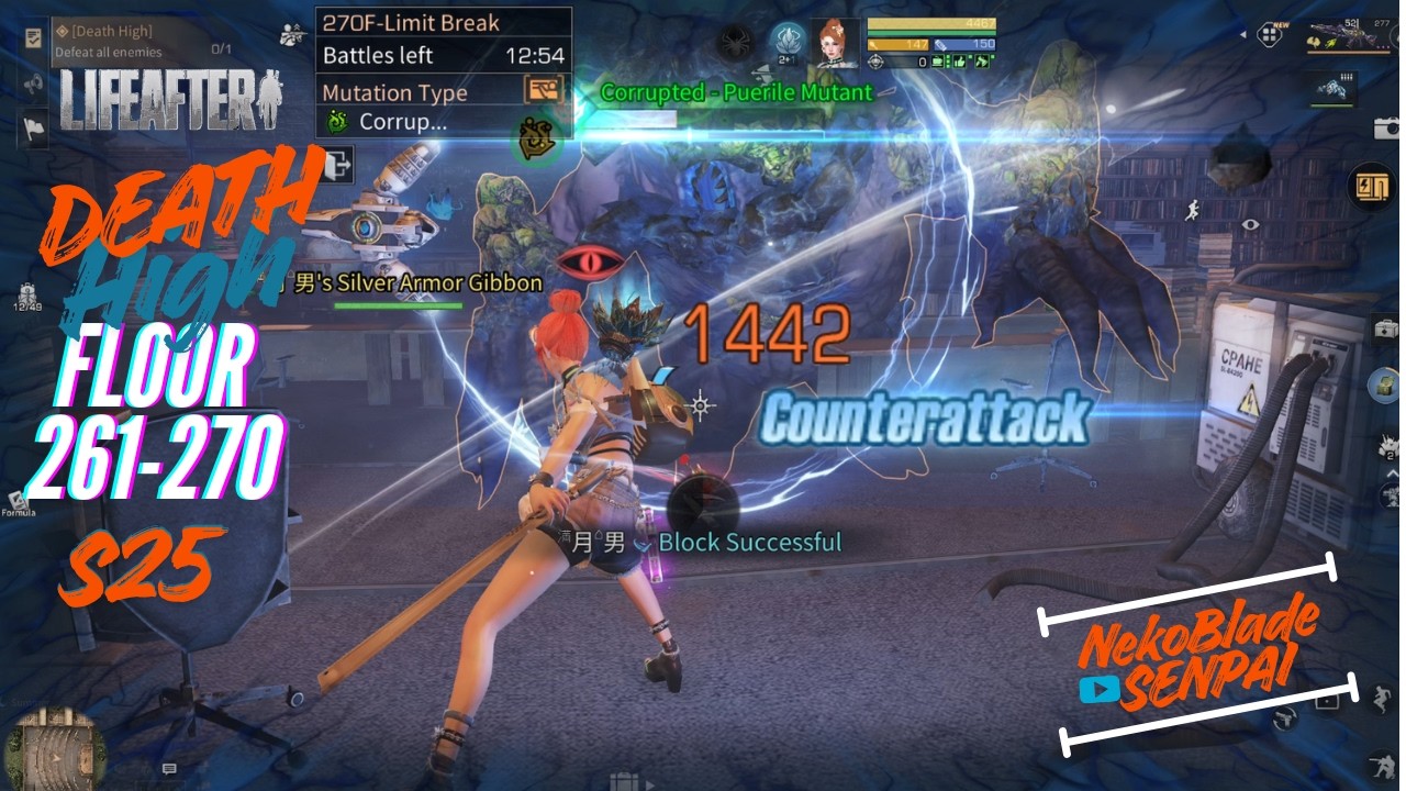 Floor 261-270 💀 LIFEAFTER (Main Account) ➡️Death High