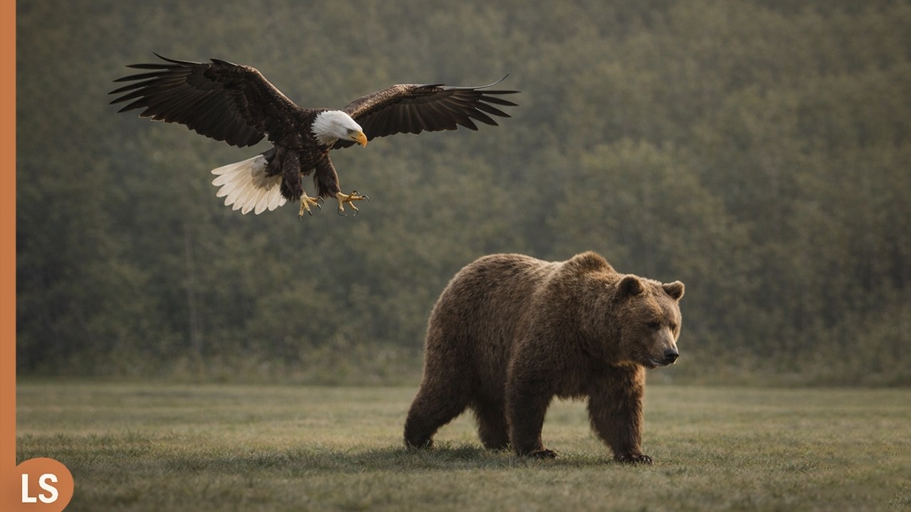 &iexcl;No creer&aacute;s lo que pas&oacute; cuando el &aacute;guila atac&oacute; al oso!