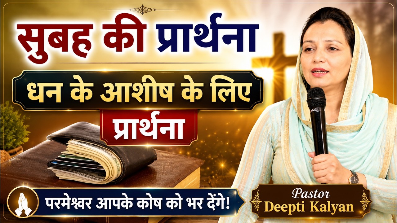 सुबह की प्रार्थना | Morning Prayer | धन के आशीष के लिए प्रार्थना
