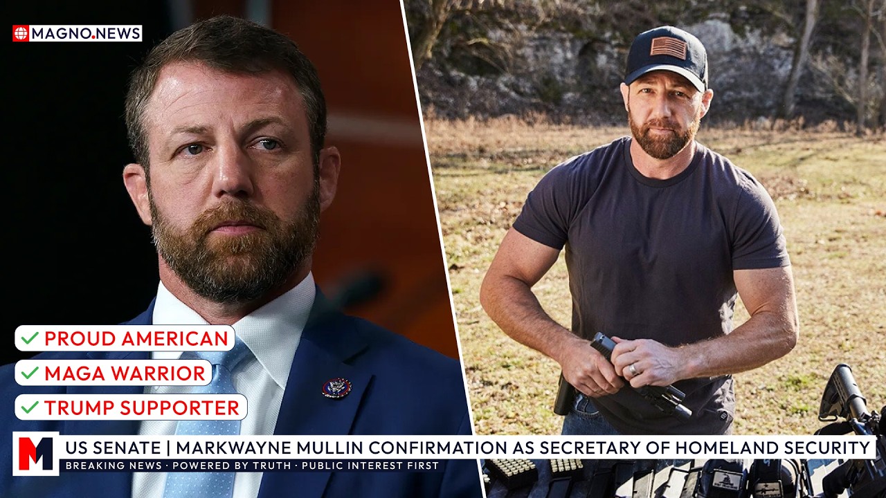 🇺🇸 Markwayne Mullin Confirmation as Secretary of Homeland Security in US Senate [LIVE]