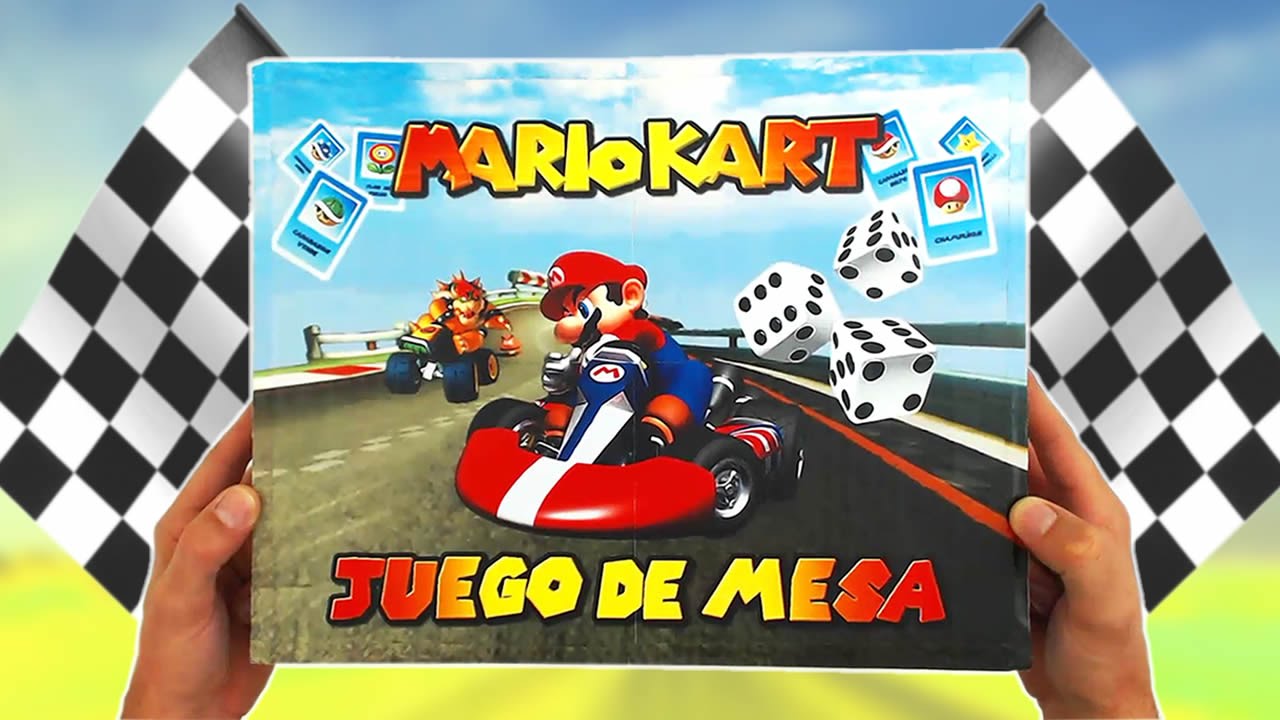JUEGO de MESA inspirado en MARIO KART (caja y manual) | Te Digo Cómo