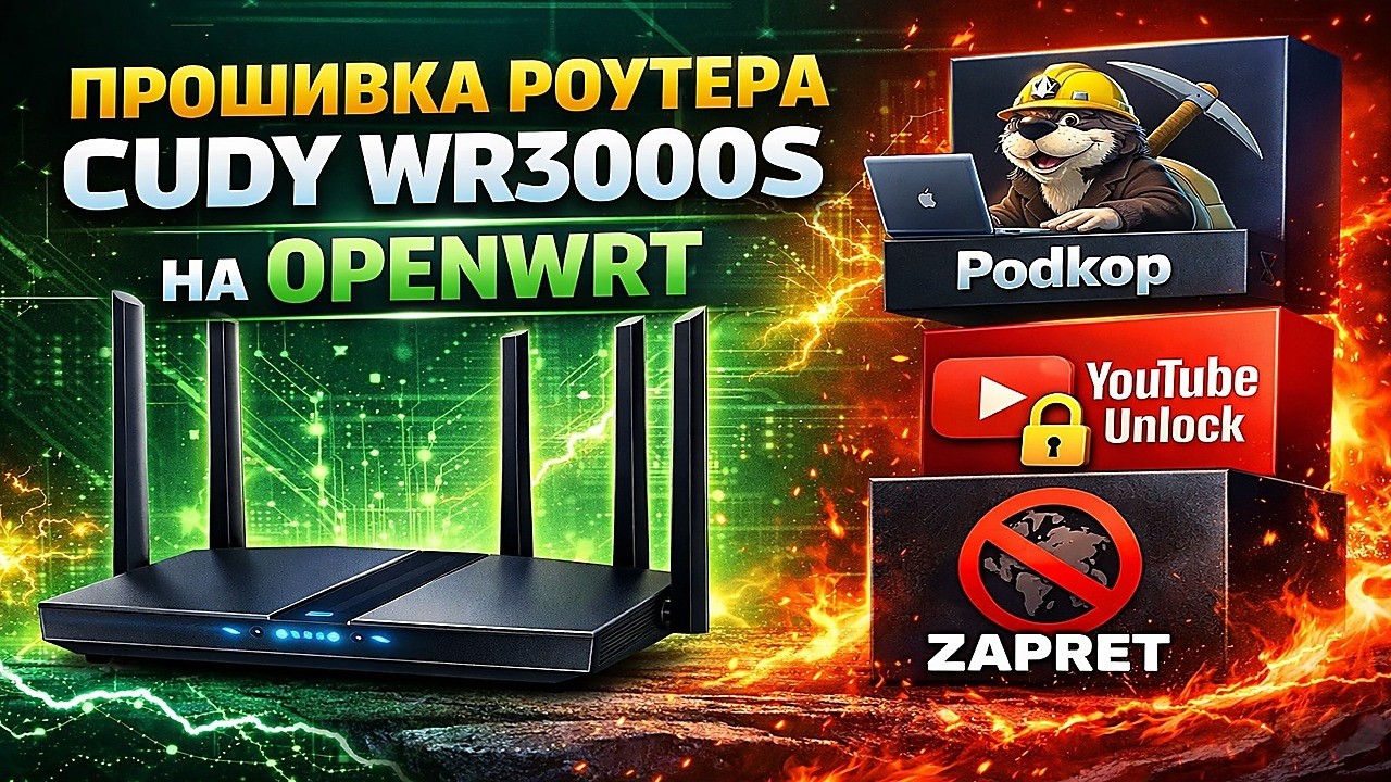 Прошивка роутера Cudy WR3000S