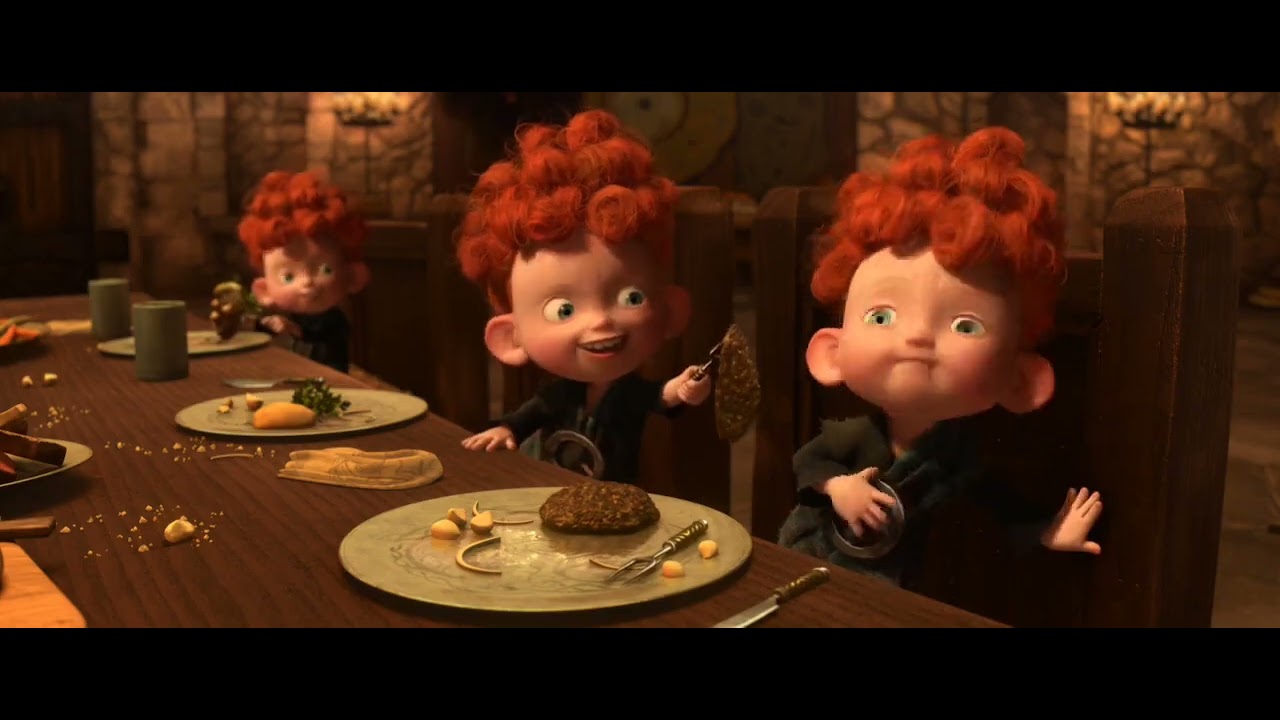 Disney and Pixar: Brave (2012) Dinner scene