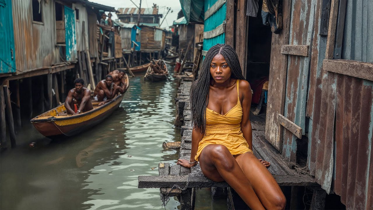 Life In a Floating Slum in Africa - Makoko