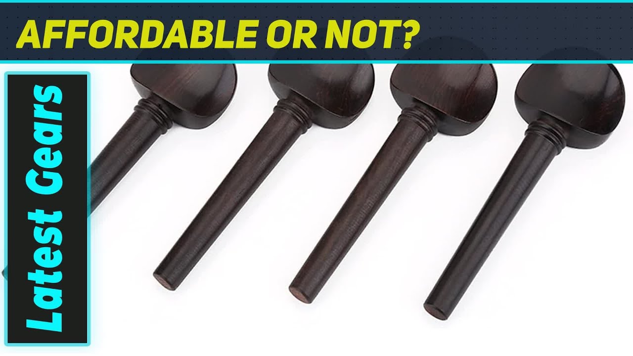 Best Ebony Wood Cello Pegs for 4/4 Cello Upgrade