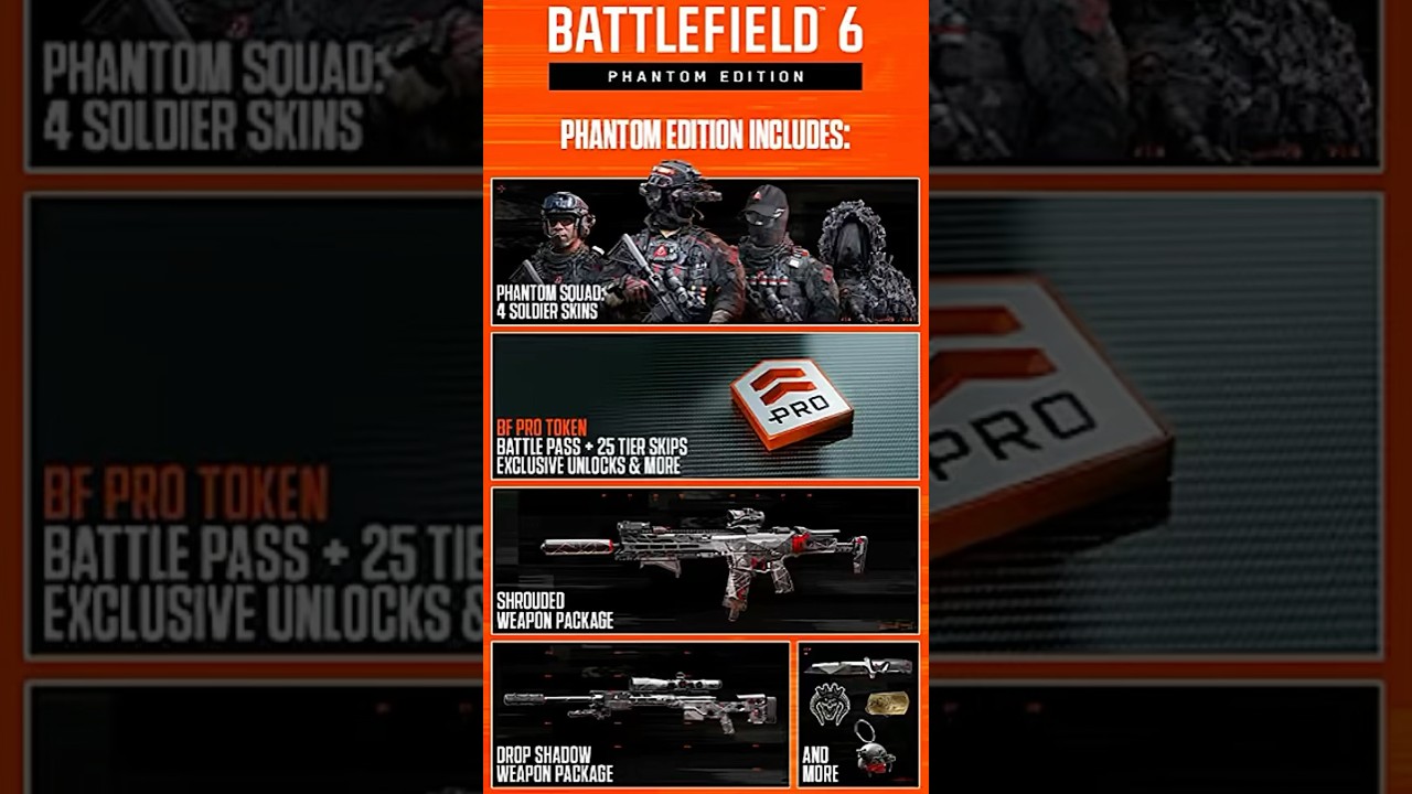 Jak zdobyć zupełnie nową edycję Phantom w grze Battlefield 6 i nagrody za zam&oacute;wienie w przedsprze...
