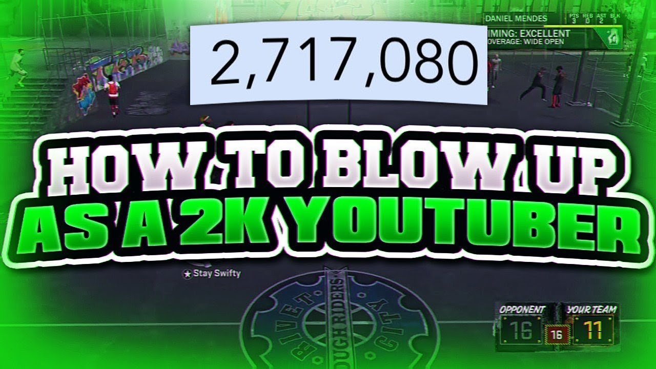 HOW TO BLOW UP AS A 2K YOUTUBER😱🔥FASTEST WAY!!