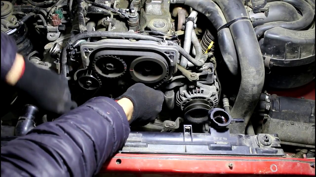 Замена ремня ГРМ и роликов на Ford Ranger 2,5 TURBO Форд Рейнджер 2007 года