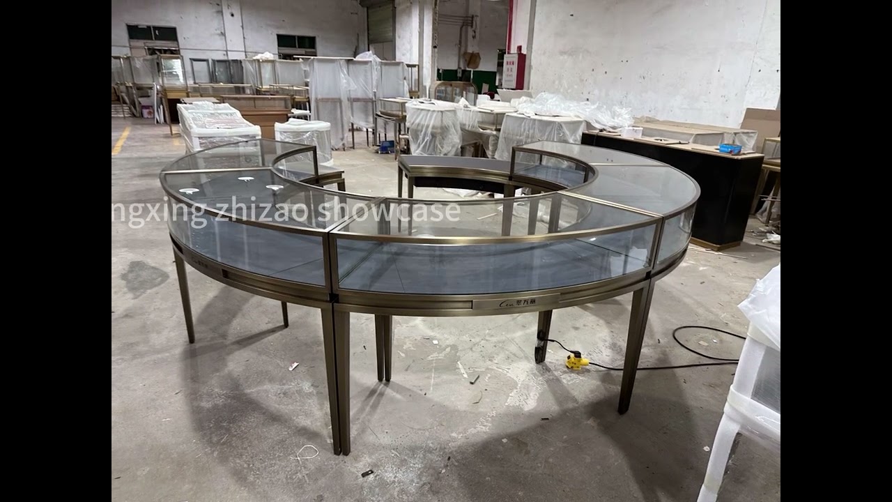 Combined round island cabinet 