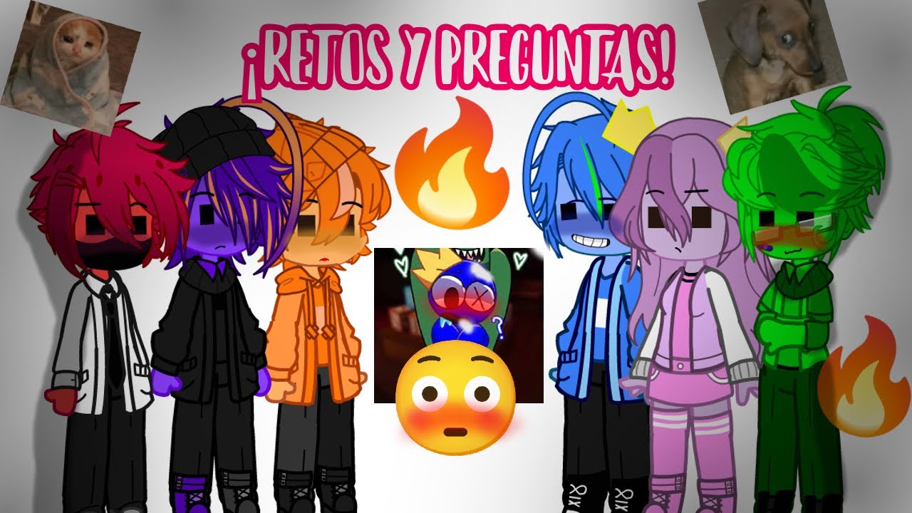 LOS RAINBOW'S FRIEND'S HACEN RETOS Y PREGUNTAS PT 2