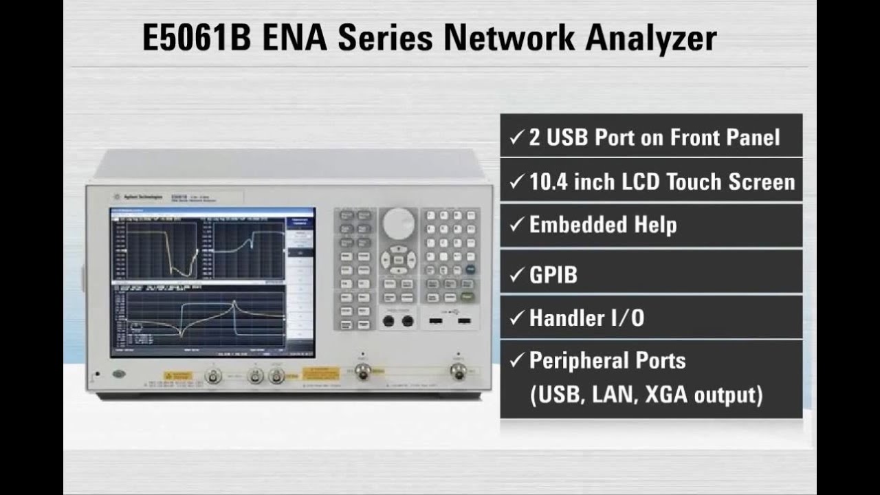 Keysight Netzwerkanalysatoren E5061B – zuverlässige, leistungsfähige und präzise Netzwerkanalyse