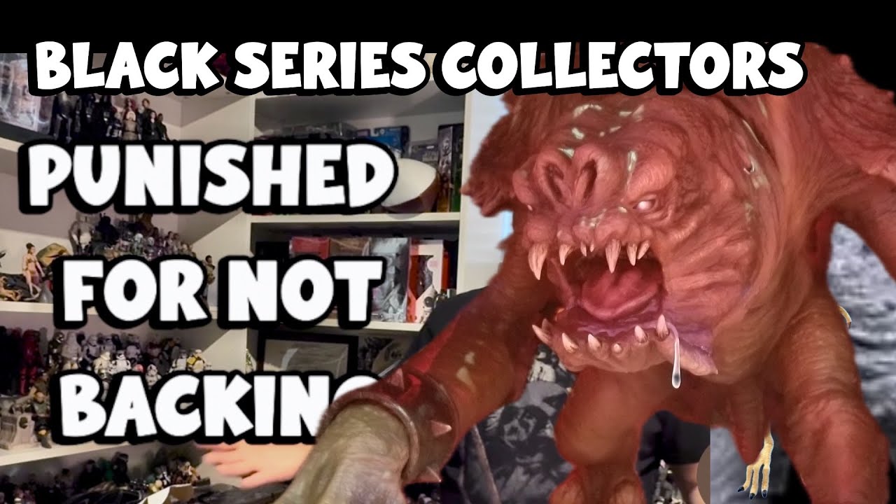 PUNISHMENT for not back a HasLab! Star Wars black series collector left in the Rancor Pit! 
