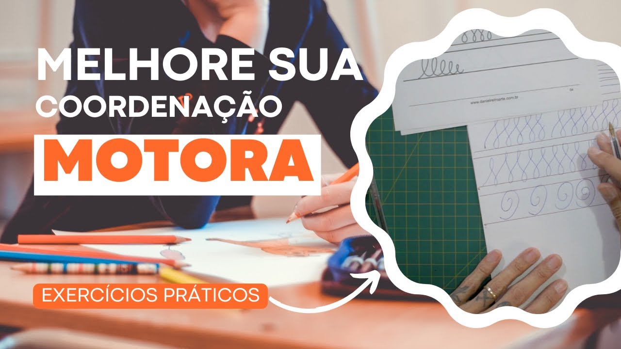 Como melhorar sua de coordenação motora para lettering, desenhos e caligrafia.