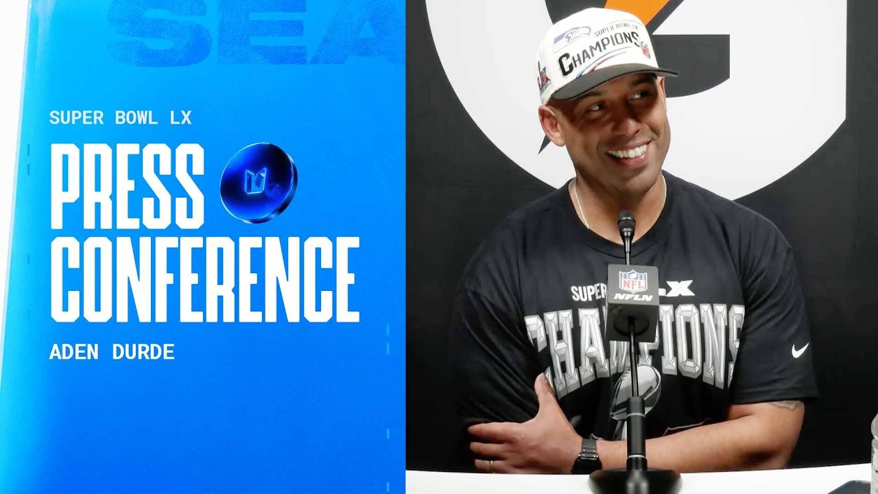 Aden Durde: Super Bowl LX Postgame Press Conference | Seattle Seahawks